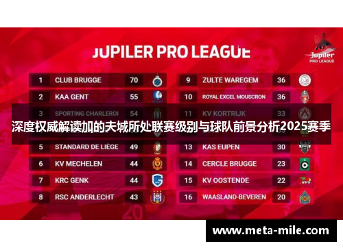 深度权威解读加的夫城所处联赛级别与球队前景分析2025赛季 深度权威解读加的夫城所处联赛级别与球队前景分析2025赛季